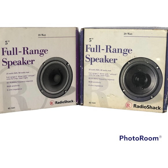 RADIO SHACK CAR SPEAKERS  2 / 5 inch # 1401041 - Picture 2 of 5